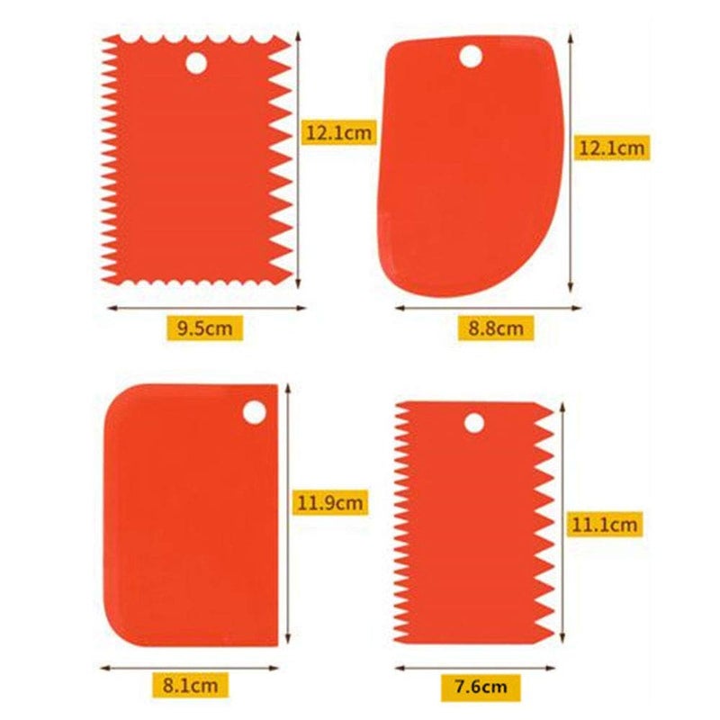 PZRT 6pcs Plastic Clay Scraper Set Scraping Handle Carved Soft Clay Sculpture Knife Industrial Clay Scraper Sculpture Tool Pottery Tools - Image 3